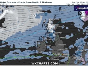 “2024年最黑暗的一天”，英国遭遇长达300英里的暴风雪